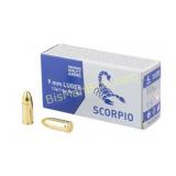 SCORPIO AMMO 9MM 115GR FMJ - 1000 Rounds