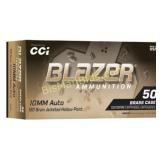 BLAZER BRASS 10MM 180GR JHP - 150 Rounds