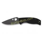 SPYDERCO TENACIOUS G-10 PLAIN BLK