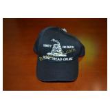 Liberty or Death Don't Tread on Me Black Cap