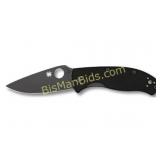 SPYDERCO TENACIOUS G-10 PLAIN BLK