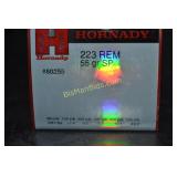 Hornady .223 Rem Ammo - 50 Rounds