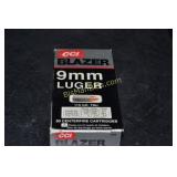 CCI Blazer 9mm Ammo - 50 Rounds