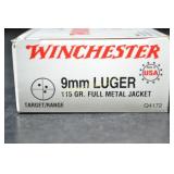 Winchester Ammo 9mm - 50 Rounds