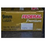 Federal Premium 9mm Ammo - 50 Rounds