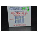 Ultramax .223 Rem Ammo - 50 Rounds