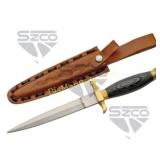 12.5' BLACK HANDLE RENAISSANCE DAGGER