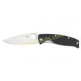SPYDERCO RESILIENCE BLK G10 PLAIN