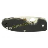 SPYDERCO EFFICIENT G-10 SATIN PLAIN