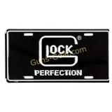 GLOCK OEM PERF LICENSE PLATE BLK/WHT
