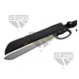 24.75' RUBBER GRIP MACHETE