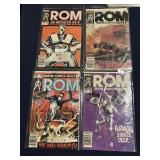 (4) ROM Comic Books