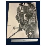MCM B&W Photo Print - Stacked Scrapyard 14x18