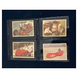 (4) 1965 Racing Hot Rods Trading Cards
