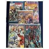 (5) Image Comics Stormwatch & Wildcats as shown