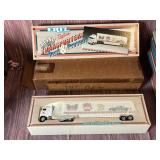 Vtg ERTL Mountain Dew Transporter Mint in Box