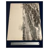 MCM Vintage B&W Photo 1920s Car Lot
