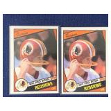 (2) 1984 Topps Joe Theisman