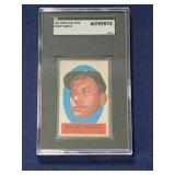 $$$ Rare 1963 Mickey Mantle Decal SGC Authentic