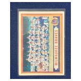 1957 Topps MIlwaukee Braves - Hank Aaron Team