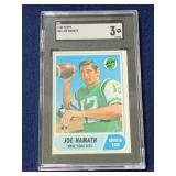 1968 Topps Joe Namath SGC 3
