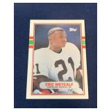 1989 Topps Traded Eric Metcalf Rookie