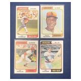 (4) 1974 Topps Star Lot