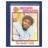 1979 Topps Earl Campbell Rookie Leader