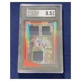 2022 Zack Greinke Rare Insert Patch  /49 SGC 8.5
