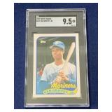 $$$ 1989 Topps Traded Ken Griffey Rookie SGC 9.5