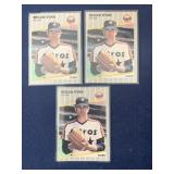 (3) 1989 Fleer Nolan Ryan