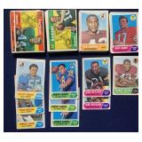 (60) 1968 Topps Football w/stars -low grade
