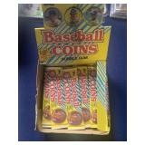 15 Unopened packs Topps Coins w/Box