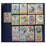 (200+) 1970 Topps Football w/lots stars -Low grade