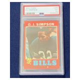 1971 Topps OJ Simpson PSA 5.5