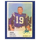 1961 Fleer Johnny Unitas HOF