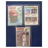 (3) 1977 Topps Star/Rookie Lot
