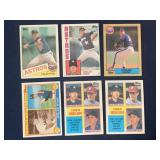 (6) 1983-1987 Nolan Ryan Lot