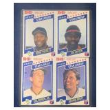 Rare 1987 M&Ms Uncut Panels w/Ripken Brett