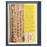 1958 Topps MIlwaukee Braves - Hank Aaron Team