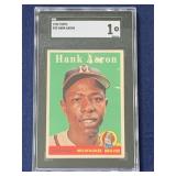 1958 Topps Hank Aaron SGC 1
