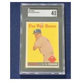 1958 Topps Pee Wee Reese PSA 4