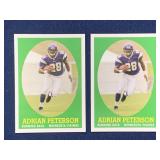 (2) 2007 Topps Adrian Peterson Rookie