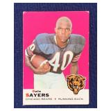 1969 Topps Gale Sayers HOF