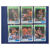 1988 Fleer Dallas Mavs Harper, Aguirre, Blackman