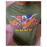 Harley Biker Rally Austin Texas 2000 T Shirt Large