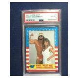 1987 Topps Randy Macho Man Savage RC PSA 8