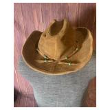 Men's Suede Western Hat