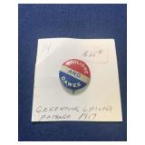 RARE 1917 Antique Coolidge Political Pin