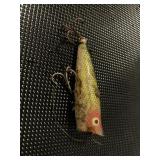 Vintage Heddon Tiny Chugger Topwater Fishing Lure